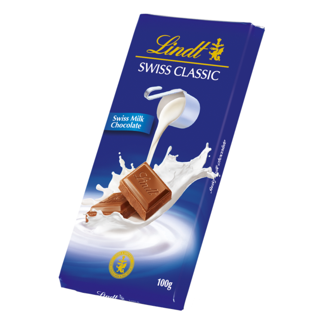 LINDT SWISS CLASSIC MILK 100G